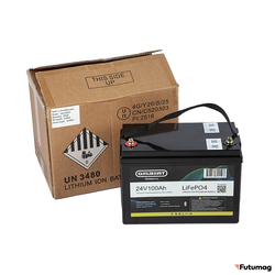 Литиевый тяговый аккумулятор Gelbert LiFePO4 (24V/100Ah/120А/2,400Wh) Bluetooth