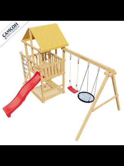 5-й Элемент с качелями-гнездо фото, детская площадка фото, купить детскую площадку фото,