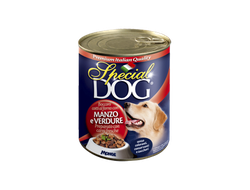 Консервы для собак SPECIAL DOG , кусочки говядины с овощами - 720 грамм