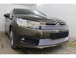 Защита радиатора Citroen C4 sedan 2016- chrome верх