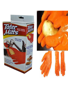 Перчатки для чистки овощей и  молодого картофеля Tater Mitts оптом