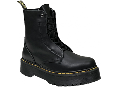 Dr Martens Sinclair Milled Smooth Leather Platform Black