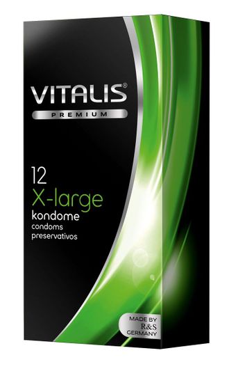 Презервативы увеличенного размера VITALIS PREMIUM x-large - 12 шт. Производитель: R&S GmbH, Германия