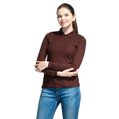 Поло с длинным рукавом(A04SW)