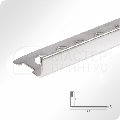 Заказать L-профиль 12.5 мм из нержавеющей стали NEEXY PVS93-03 MR Сталь зеркальная