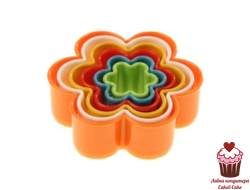 Набор вырубок Ромашка 5 шт, пластик