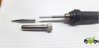 Паяльник 60Вт с регулировкой температуры с керамическим нагревателем