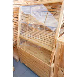 (НАТ-01) Хлебная витрина "NATURE" с 2-мя наклонными полками