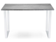 Стол Лота Лофт 120 25 мм белый матовый / бетон