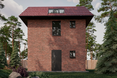 Двухэтажный дом с одной спальней 55м² (S22)