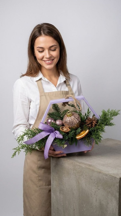 Новогодняя композиция № 1153