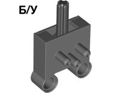 ! Б/У - Pneumatic Switch with Pin Holes, Dark Bluish Gray (4694bc01 / 4237158) - Б/У