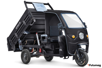 Грузовой электротрицикл Rutrike D5 1700 КАБИНА черный