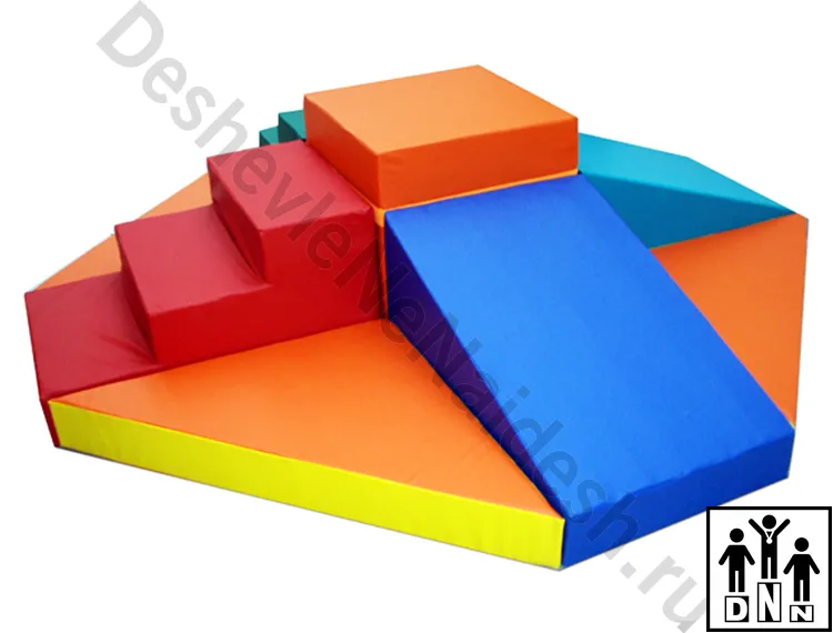 Мягкий модульный Спортивный комплекс Пирамида