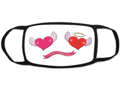 Маска защитная тканевая на лицо #6 на День влюблённых, 14 февраля