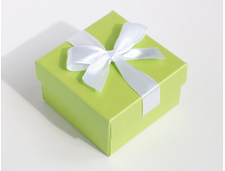 Футляр картонный с лентой на крышке 57*57*35 мм №10690