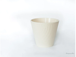 Горшок с дренажной системой Луи VipSet 1,2л крем