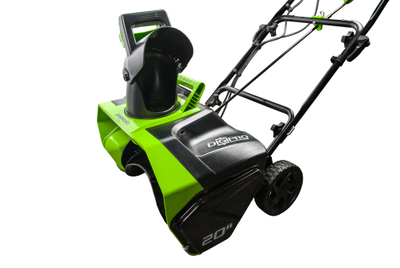 Снегоуборщик Greenworks GD40SB, SET: АКБ 4 Ач и ЗУ