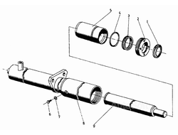 Плунжерный цилиндр ЦПС 6 (63х1660) 2911.00.00-01 ДВ 1661