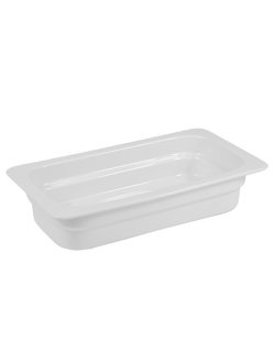 Гастроёмкость фарфоровая 1/3 h=65 мм, белый