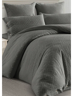 Постельное белье Cleo "Organic Cotton" семейное жаккард 150х210х2 180х200х25x1 50х70х2 70х70х2 41/008-OC