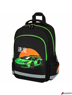 Рюкзак ПИФАГОР SCHOOL, 1 отделение, 3 кармана, «Dive into drive», 38×28×14 см. 272076