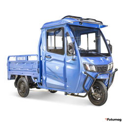 Грузовой электротрицикл Rutrike КАРГО Кабина 1500 60V1000W синий