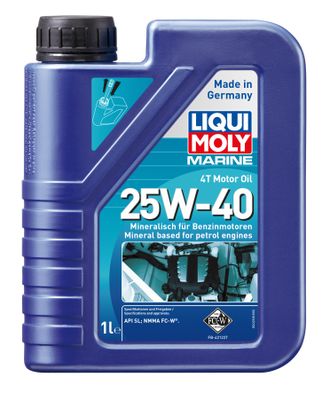 Масло моторное Liqui Moly Marine 4T Motor Oil 25W-40 (Минеральное) - 1 Л (25026)