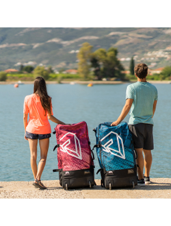Сумка-рюкзак на колесах Aqua Marina Premium Luggage Bag (Raspberry 90L)