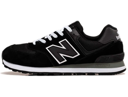 New Balance 574 Black Reflective мужские