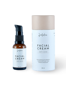 SmoRodina Facial Cream Anti-Acne Крем для проблемной и жирной кожи, 30 мл