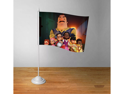 Флажок настольный Привет Сосед/ Hello Neighbor №11