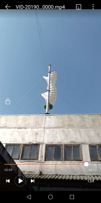 Ветрогенератор "Alterra-helix" 5 кВт