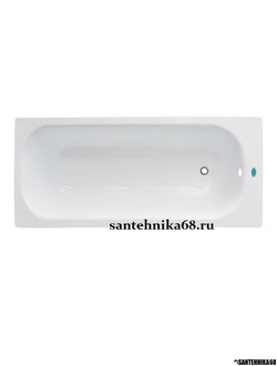 Стальная ванна Laguna эмалированная с ножками белая 1500х700х360