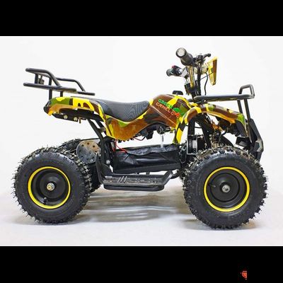 Квадроцикл GreenCamel Гоби K21 (30 Ah 36V 800W R6 Цепь) Армейский желтый