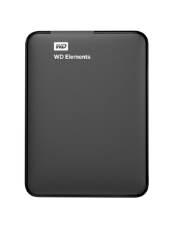 Портативный HDD WD Elements Portable 2Tb 2.5, USB 3.0, WDBMTM0020BBK-EEUE