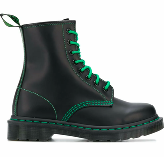 Dr. Martens 1460 Contrast Stitch (Черные с зеленым)