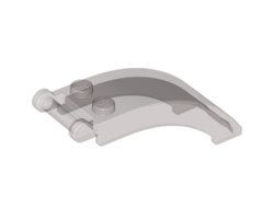 Windscreen 6 x 2 x 2 with Bar Handle, Trans-Brown (Old Trans-Black) (92474 / 6258836 / 6431834)