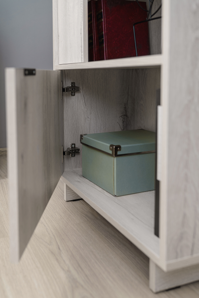 Гостиная ФЛЕКС - ФЛЕКС 25 Стеллаж Дуб Шавиниган