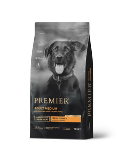 PREMIER (Премьер) сухой корм для собак средних пород, Индейка 10 кг