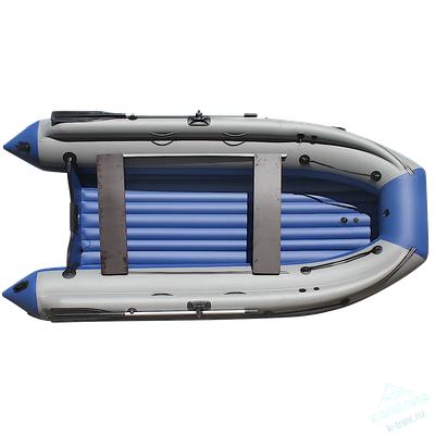 Лодка ПВХ Angler Reef Тритон 340FiНД с интегрированным фальшбортом