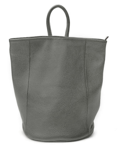 (АРТИКУЛ: 9971/0/52) ЖЕНСКИЙ РЮКЗАК, НЕБОЛЬШОЙ, НАТУРАЛЬНАЯ КОЖА, СЕРЫЙ