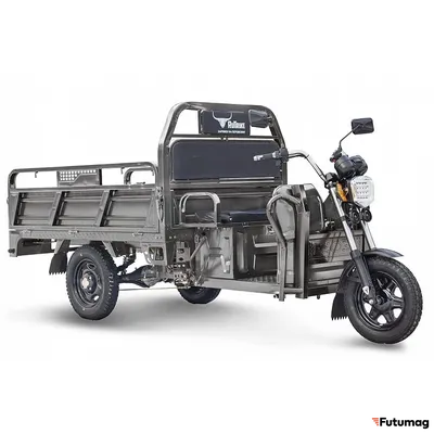 Грузовой электротрицикл Rutrike D4 1800 60V1200W серый