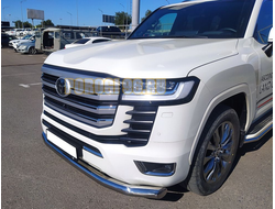 Защита переднего бампера d76 Toyota Land Cruiser 300 (Юбилейная) 2021-