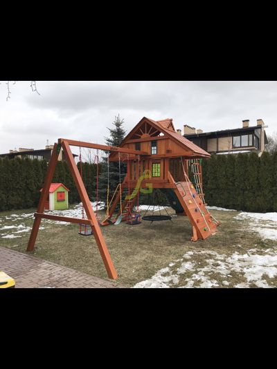 Детская площадка IgraGrad Крепость Фани с рукоходом (Домик)