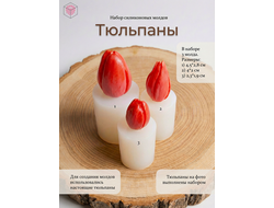 Набор силиконовых молдов "Тюльпаны"