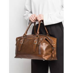 Кожаная дорожная сумка Ravenna Premium brown (арт. 4047-63)