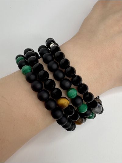 Браслет унисекс из натуральных камней, разные виды