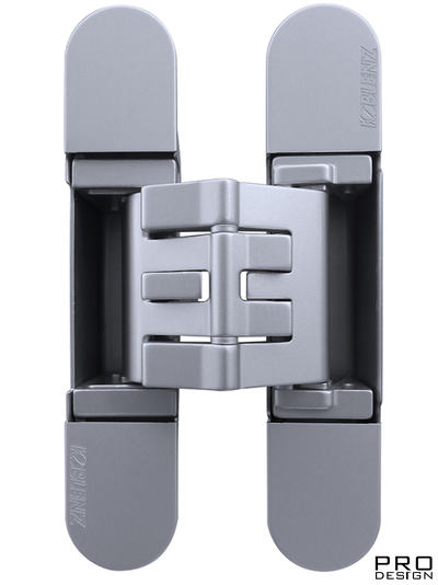 KUBICA Hybrid K2760 Петля с 5 опорными точками, регулируемая по 3 осям, матовый хром