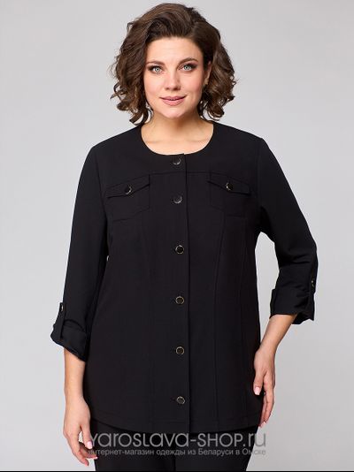 Костюм 2-х предметный брючный черного цвета